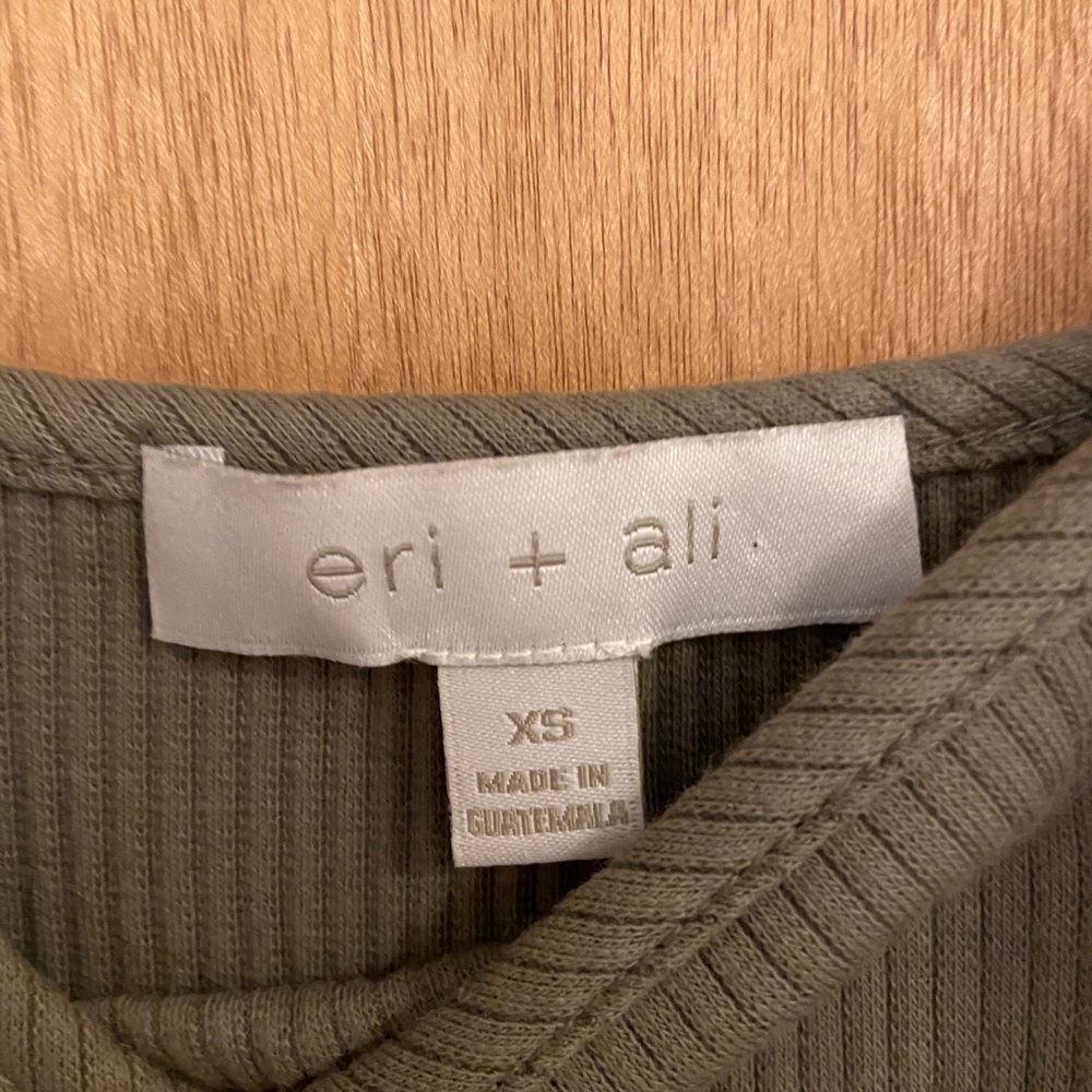 3 FOR $30 - Anthropologie Janesse Ribbed Tank - Picture 3 of 4